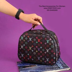 کیف آرایش صندقی طرح LV