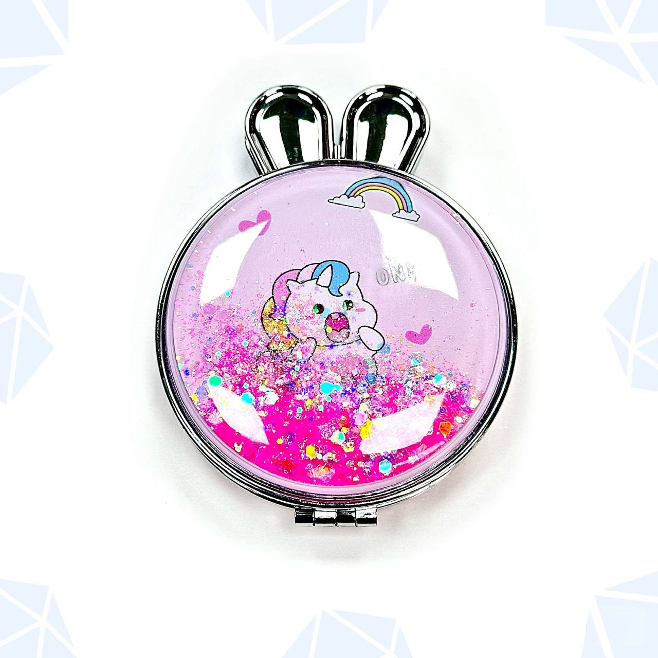 آینه آرایشی آکواریومی طرح اسب تک شاخ