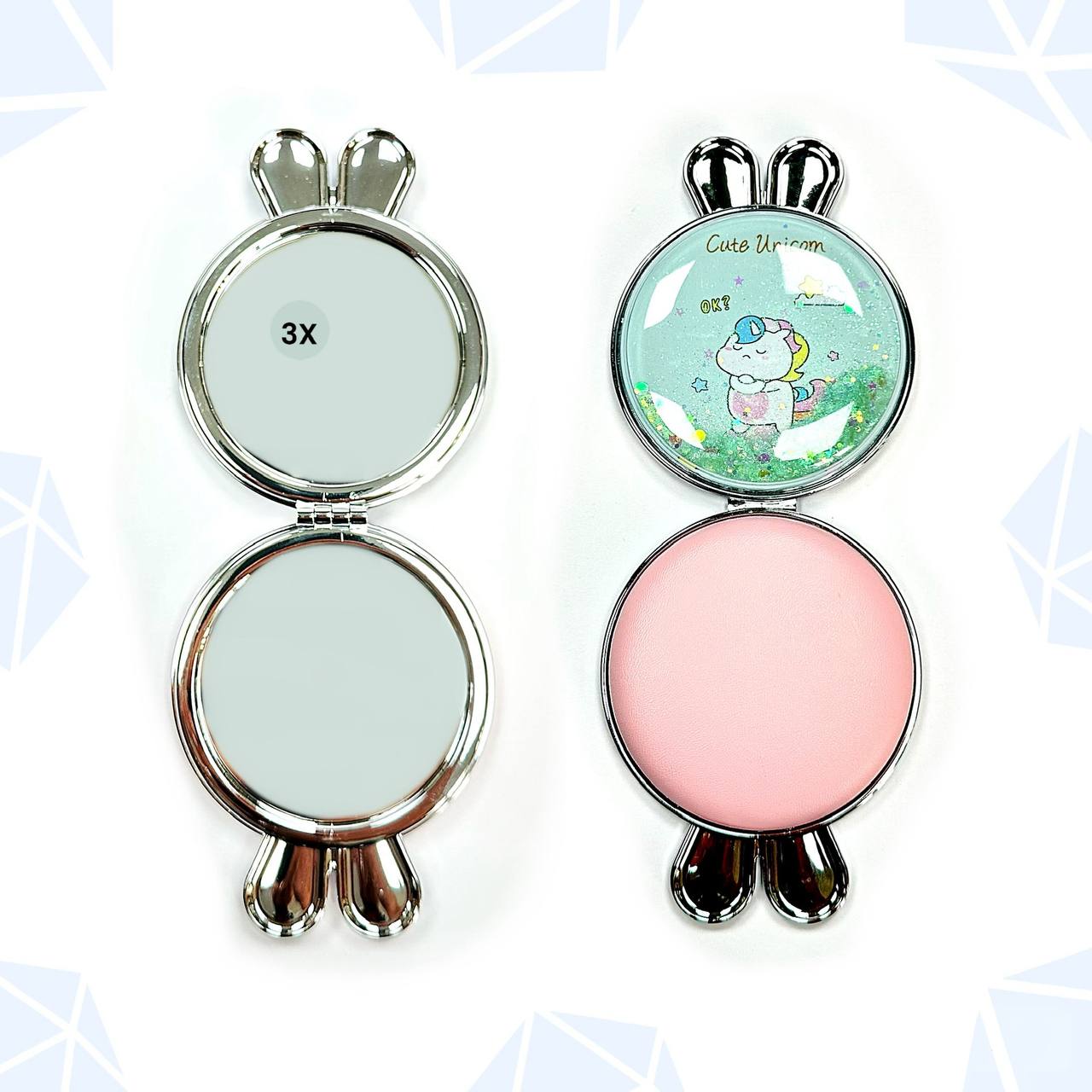 آینه آرایشی آکواریومی طرح اسب تک شاخ