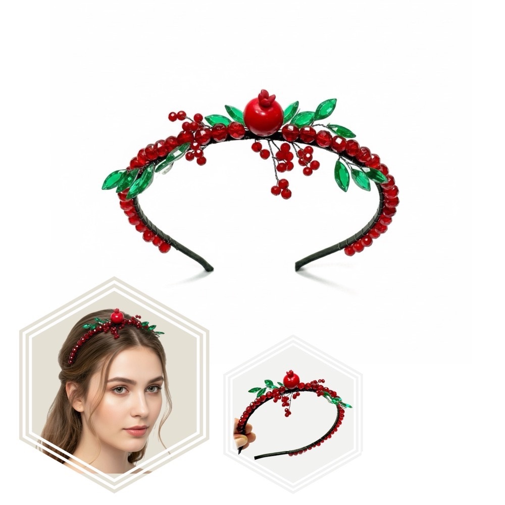 تل مو برند سوارسکی طرح انار شب یلدا