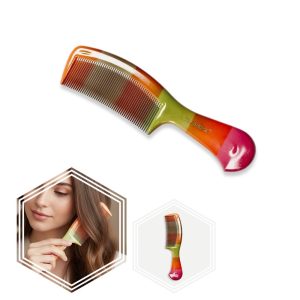 شانه مو دسته دار برند جیامی طرح آبرنگی