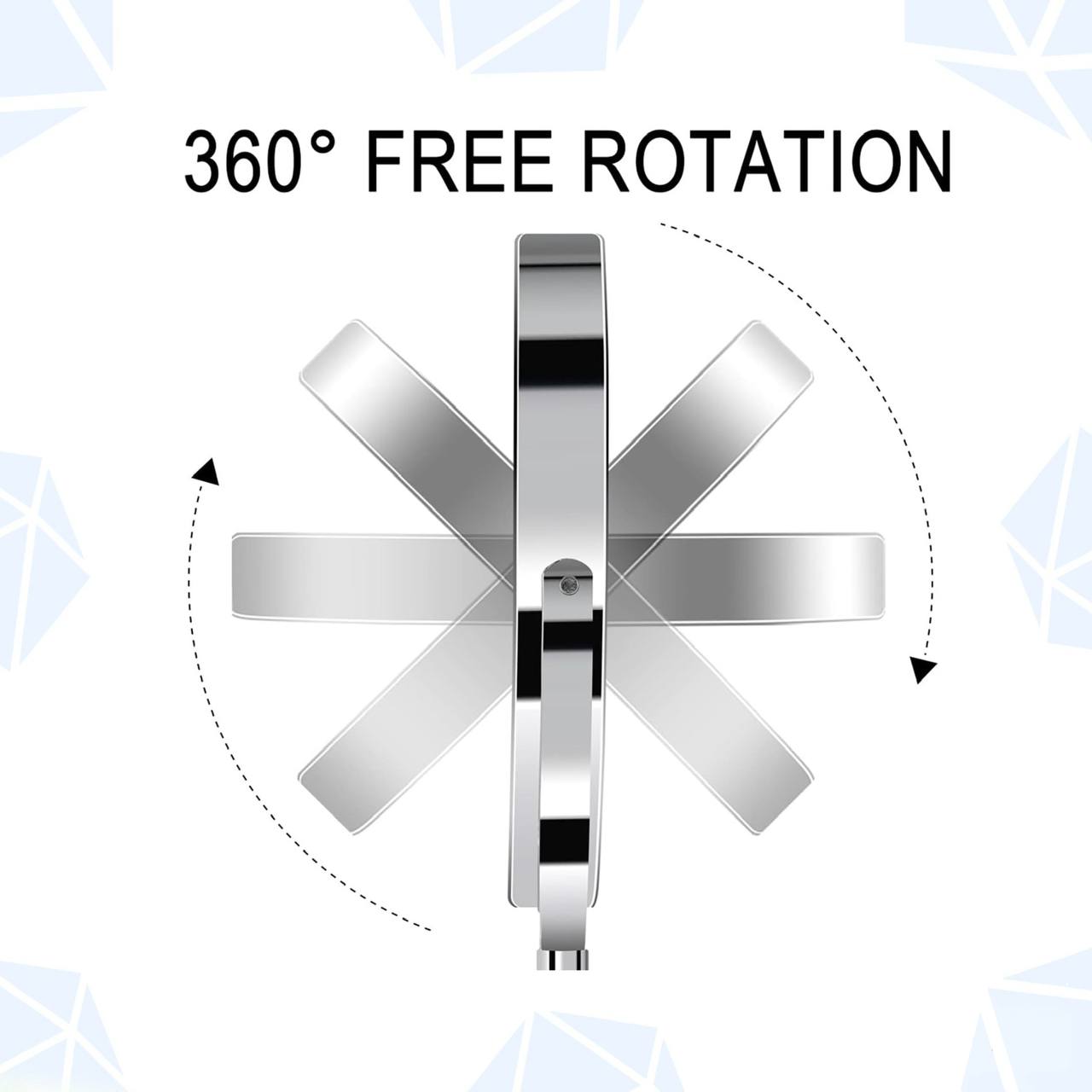 آینه آرایشی پایه دار استیل