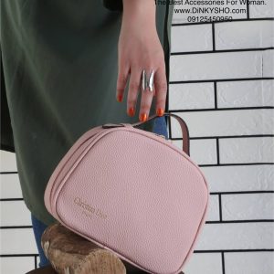 کیف آرایشی صندوقی برند Dior صورتی