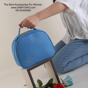 کیف آرایشی صندوقی برند Dior آبی
