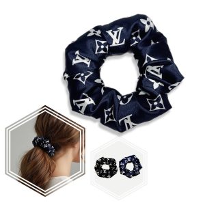 کش مو ساتن ابریشمی طرح لویی ویتون