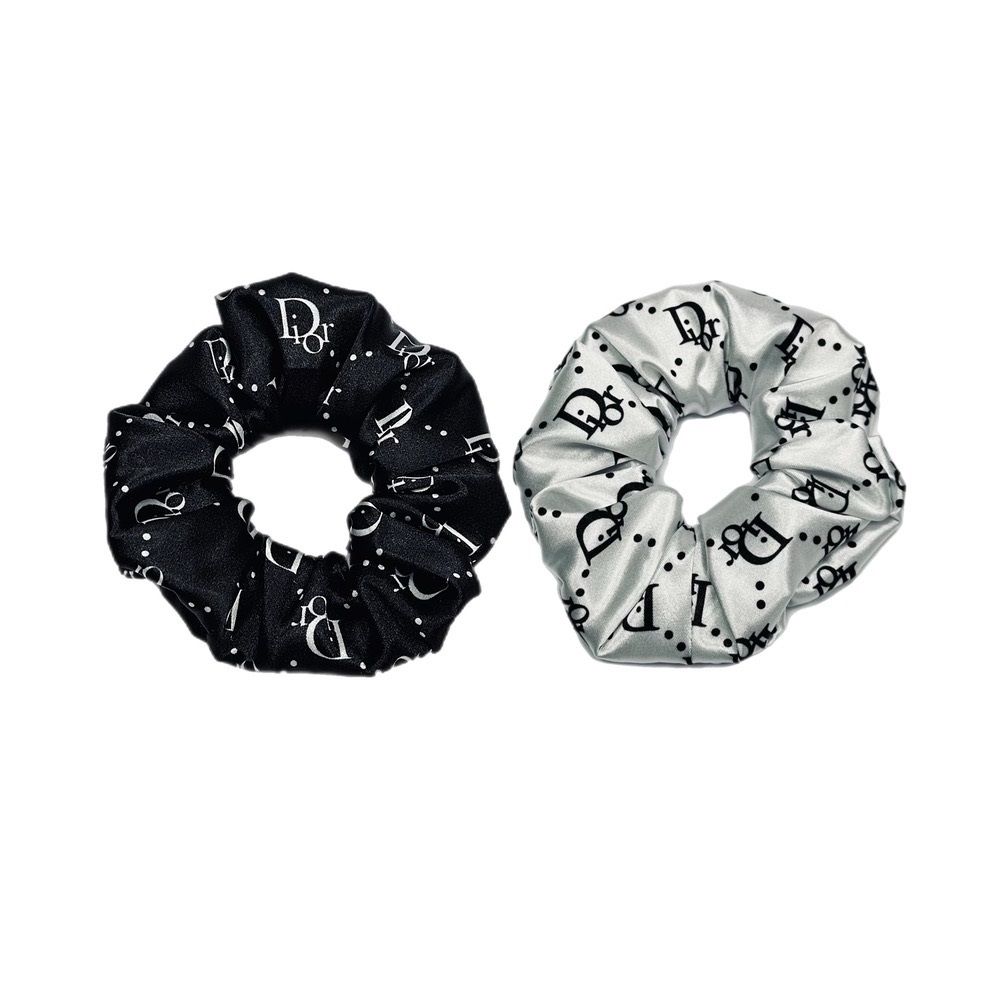 کش مو ساتن ابریشمی طرح کریستین دیور