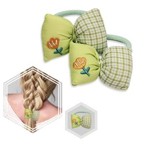 کش مو فانتزی پاپیونی طرح رز