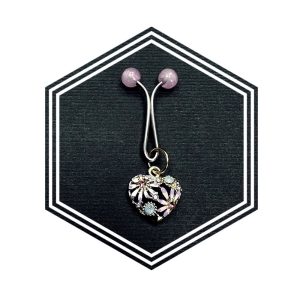 سنجاق روسری طرح قلب