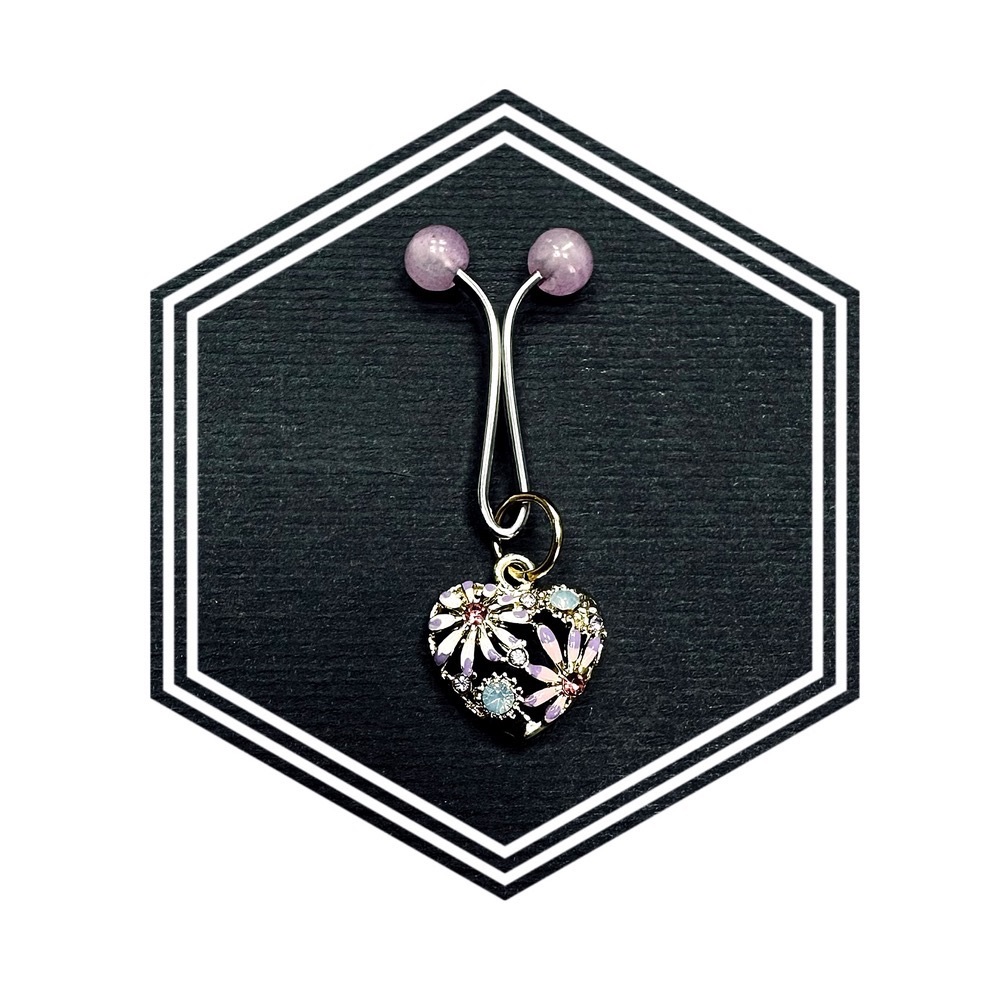 سنجاق روسری طرح قلب