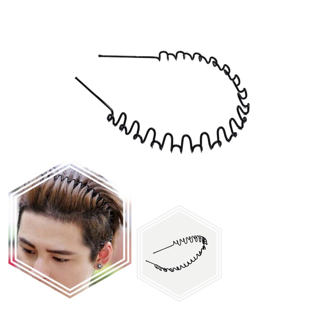 تل مو شانه دار فلزی مدل لاین