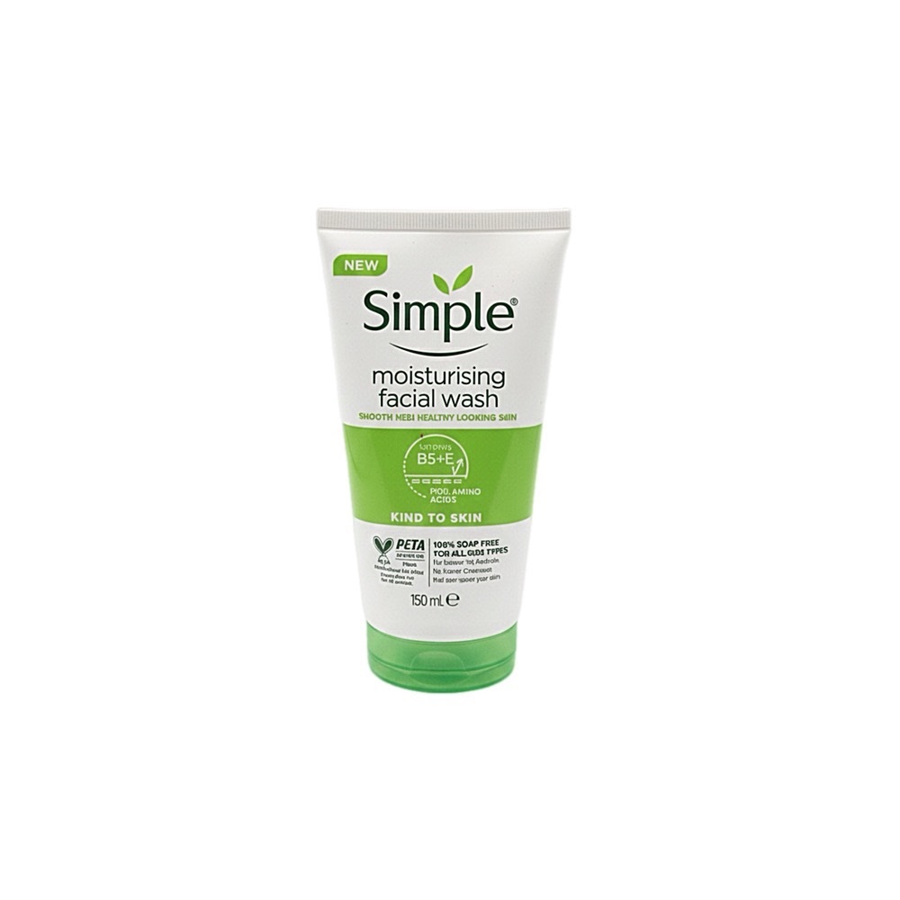 شوینده مرطوبکننده و آبرسان صورت سیمپل Simple
