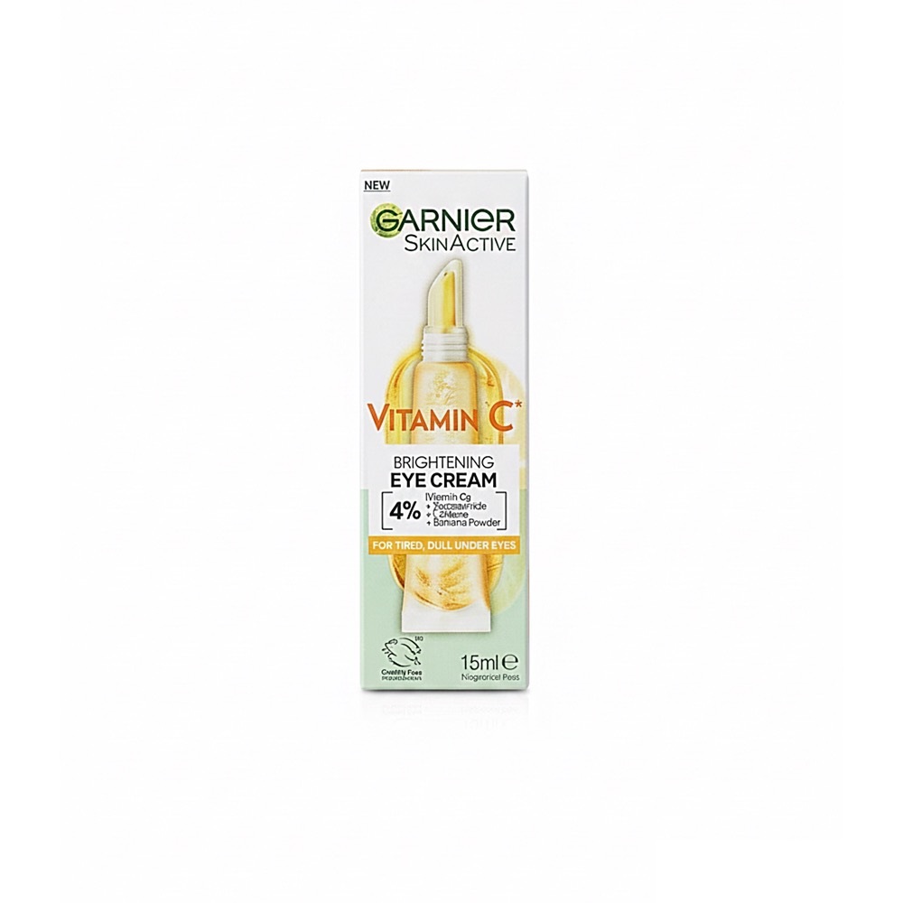 کرم دور چشم گارنیر ویتامین سی | Garnier Vitamin C Brightening Eye Cream - حجم ۱۵ میل