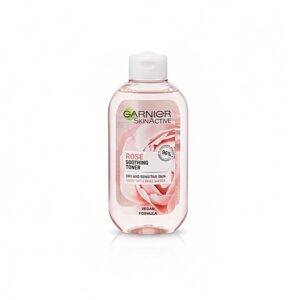 تونر پاک کننده و تسکین دهنده گل رز گارنیه مدل SkinActive مناسب پوست خشک و حساس