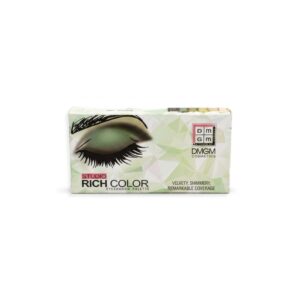 پالت سایه DMGM مدل STUDIO RICH COLOR – جادوی رنگ‌های سبز و درخشش بی‌نظیر